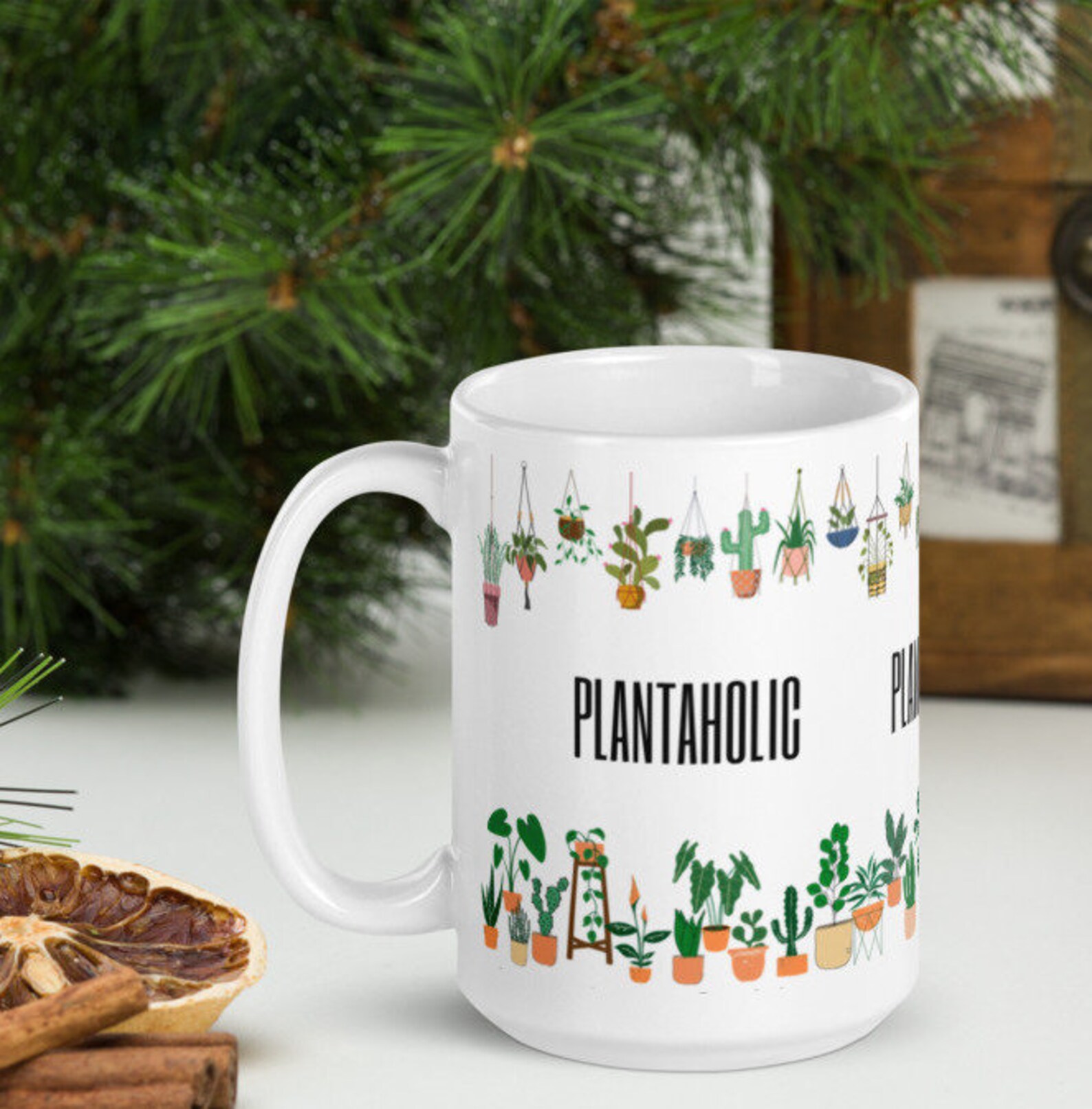 Plantaholic Mug Plant Mug Plant Coffee Mug Plant Mom Mug Etsy