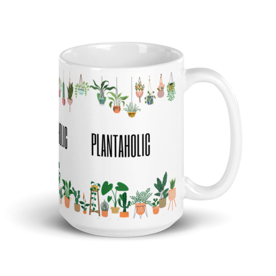 Plantaholic Mug Plant Mug Plant Coffee Mug Plant Mom Mug Etsy