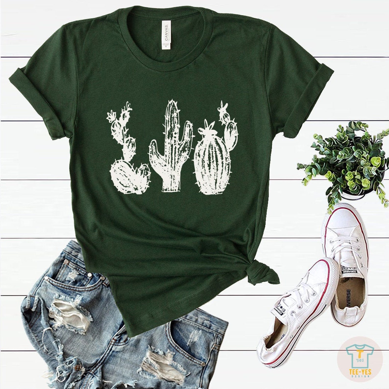 Cactus Shirtplant Tshirt Cactus Tshirt Cactus Graphic - Etsy
