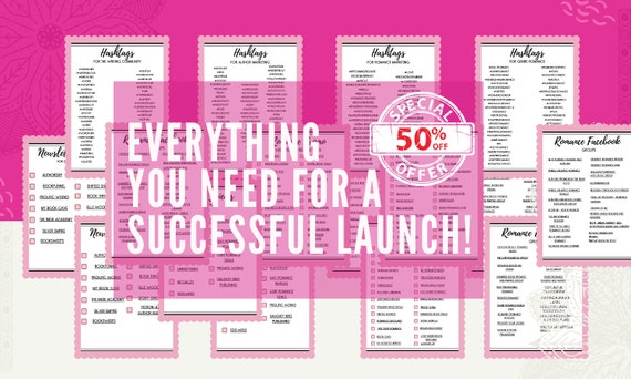 Romance Marketing Cheatsheet | Author Resources | Marketing for Romance Writers | INSTANT DOWNLOAD