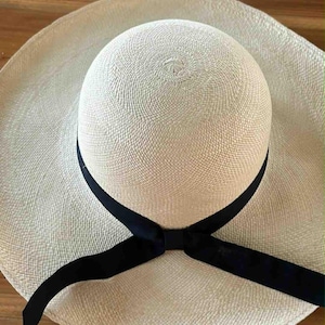 Sombreros Panamá tejidos a mano, sombreros Montecristo, sombrero fedora para el sol, comercio justo de Montecristo Ecuador imagen 12