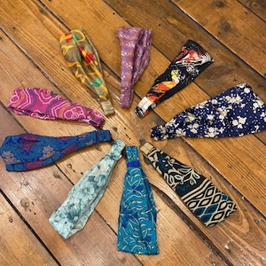 Recycled Silk Saree Hair Bands Recycled Silk Saree Hair Bands