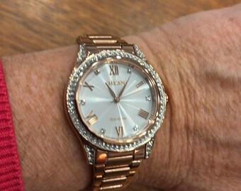 Vintage Citizen Eco-drive B023 S000068 Swarovski Crystal  display picture 2