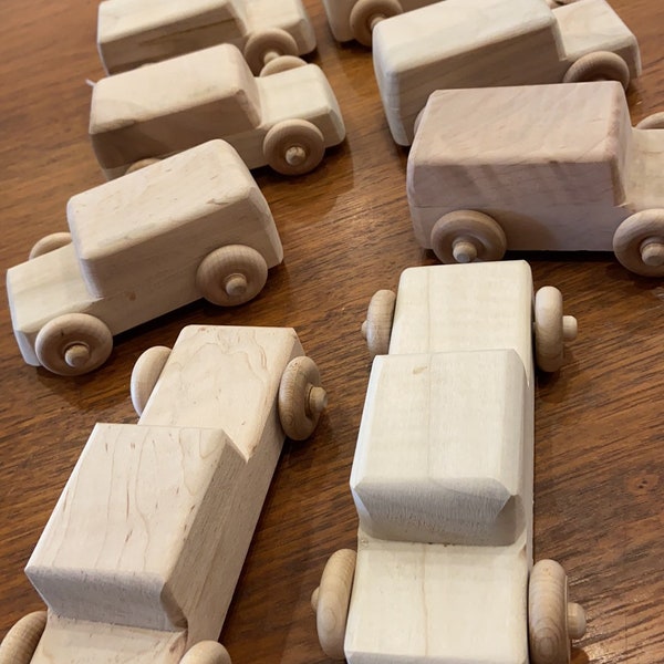 Handmade Wooden Cars Trucks SUVs Vehicles Kids Toys, Stocking Stuffer, Childrens Toddler Gifts, Locally Made by Gerald Lehman