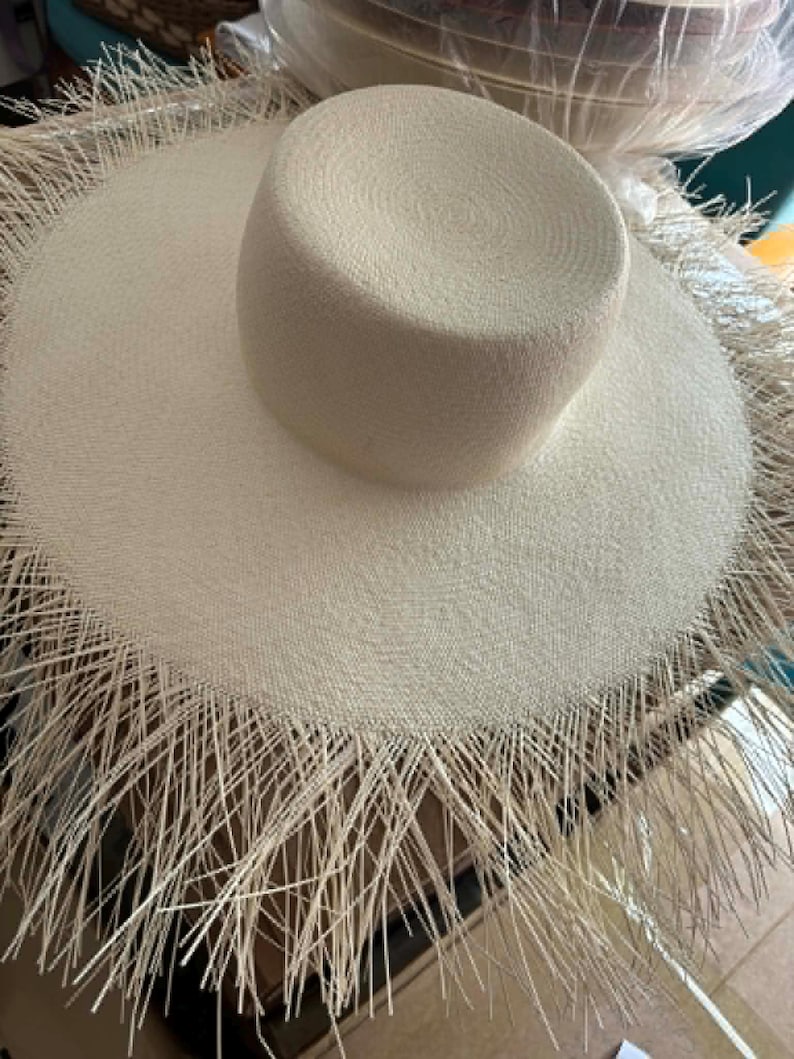 Sombreros Panamá tejidos a mano, sombreros Montecristo, sombrero fedora para el sol, comercio justo de Montecristo Ecuador imagen 18