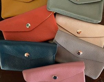 Hand-Crafted Authentic Genuine Italian Leather Wallets, 6x4 Inches, Fair Trade from Italy