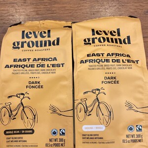 Fair Trade Coffee, 10.5 oz. Ground Coffee, Whole Bean Coffee, Made in Peru, Columbia, Ethiopia and East Africa, Regular and Decaf image 2