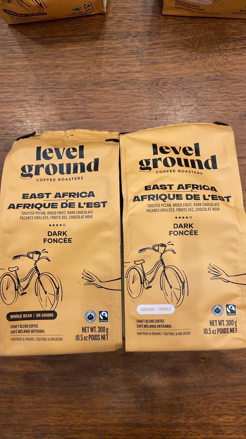 Fair Trade Coffee, 10.5 oz. Ground Coffee, Whole Bean Coffee, Made in Peru, Columbia, Ethiopia and East Africa, Regular and Decaf image 2