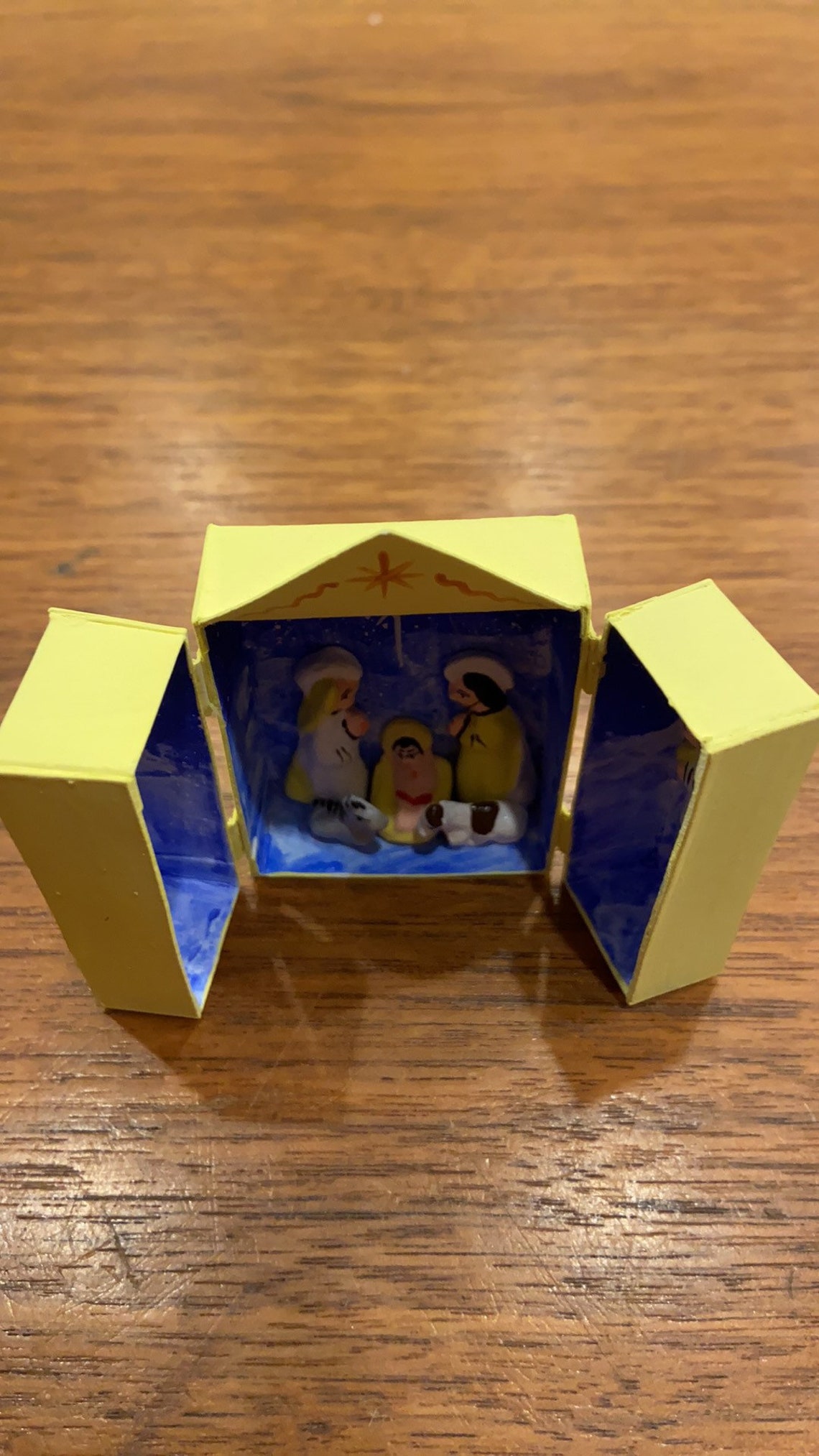 HandCrafted Matchbox Nativity Scene Crèche 2x1.5 Inch Etsy