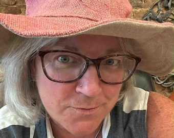 Hand-Crafted Wild Hemp Flexible Bucket Hat Sun Hat Gardening Hat, Cotton-Lined, Fair Trade from Nepal