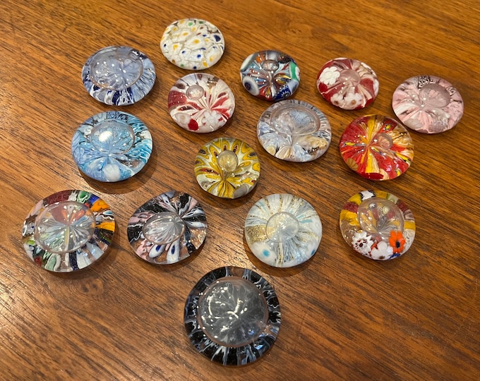Authentic Murano Decorative Glass Balls Paper Weights, 1.5-2 Inches Diameter, Fair Trade from Murano, Italy