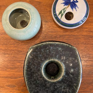 Various Unique Handcrafted Ikebana Ceramic Pottery Vases, Flower Vases