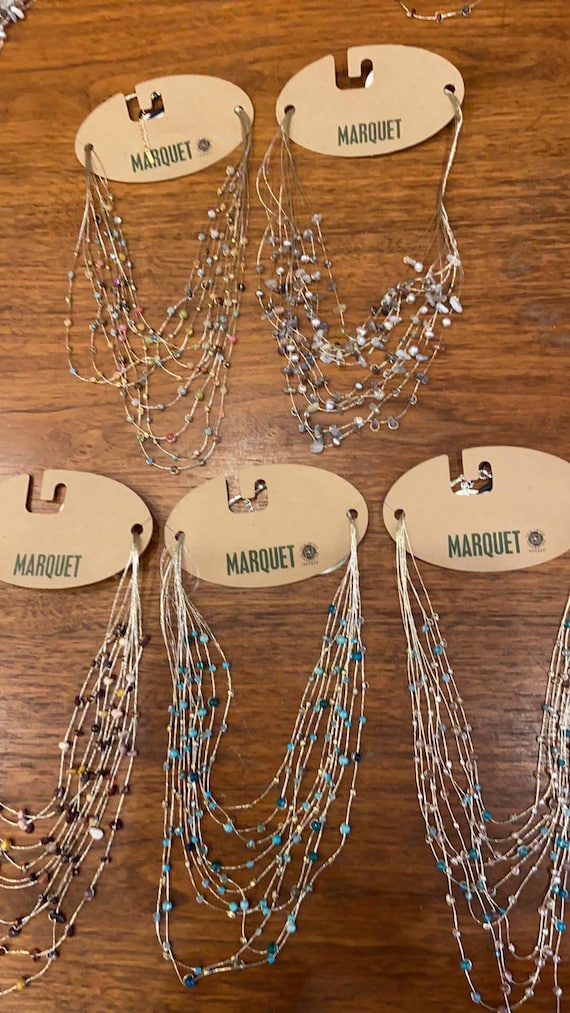 Handmade Multi-layered Tier String Necklaces Fair Trade From | Etsy