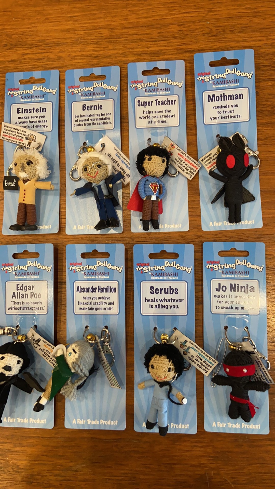 Kamibashi String Doll Key Chains Keychains, Einstein Super