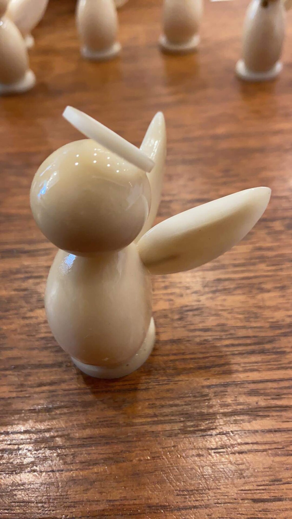 Handcrafted Tagua Nut Decorative Angel Figurines Christmas Etsy