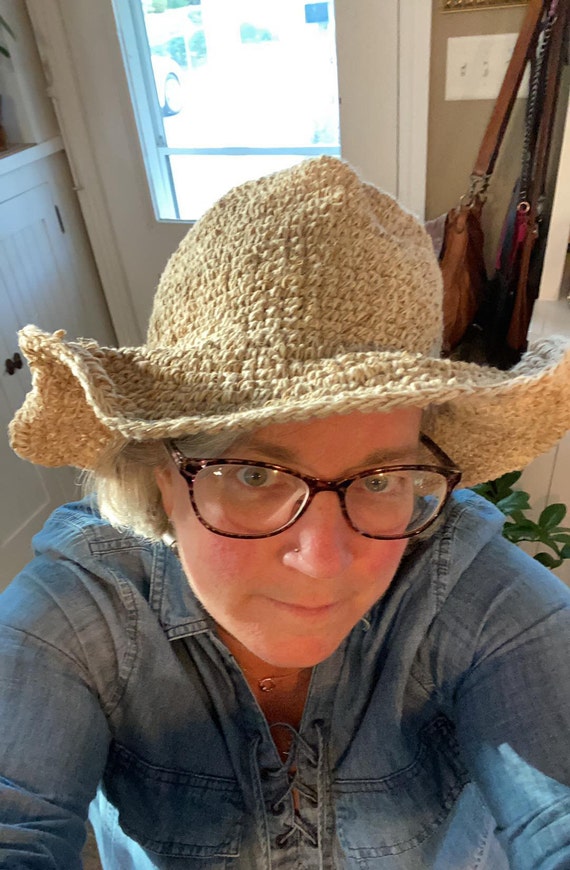 Wild Hemp Wide Brimmed Sun Hat with Flexible Wire Rim, Fair Trade from Nepal