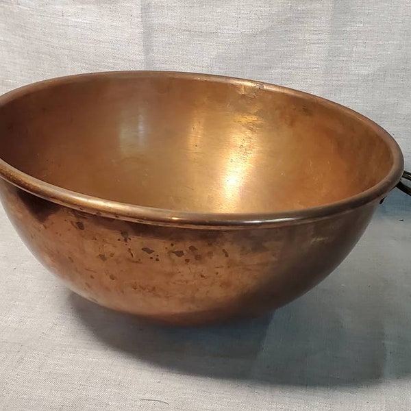 Copper Mixing Bowls Etsy