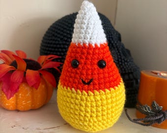 Crochet Candy Corn Plushie