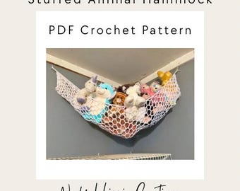 Stuffed Animal Hammock - PDF Crochet Pattern