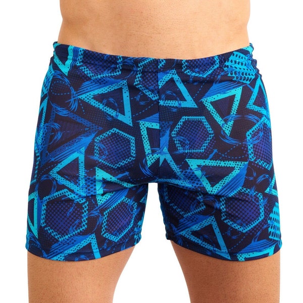 Kiniki Blue Lagoon Tan Through Men's Swim Shorts (5th Generation)