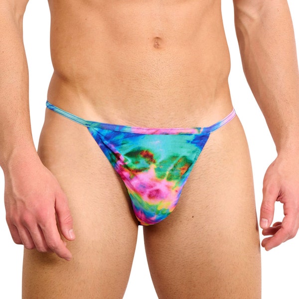Mens Tan Through Swim Thong Etsy