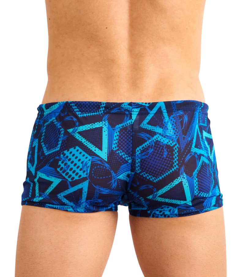 Kiniki Blue Lagoon Tan Through Men's Swim Trunks 5th Generation Etsy