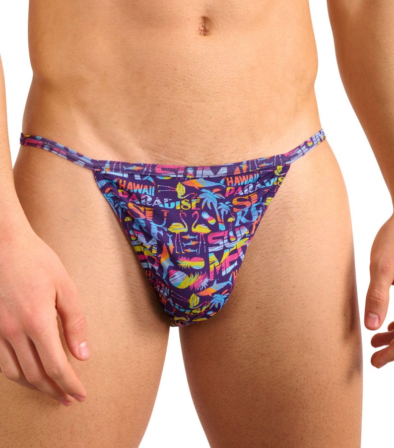 Kiniki Men's Tan Through Swim Tanga - Super Quick Drying, Ultra Lightweight Transol Fabric