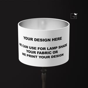 My Design on Lamp shade, Lamp shade from my fabric