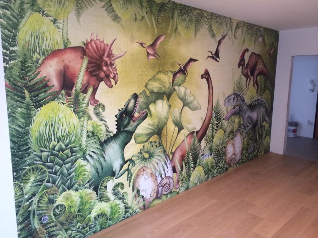 Wallpaper Jurassic Park Dino ECO Peel&stick Removeable - Etsy