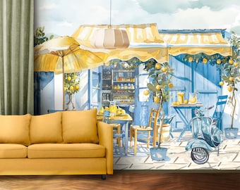 Scenic Amalfi Coast Wall Art - Capture the essence of Italy in your home, Italian wallpaper