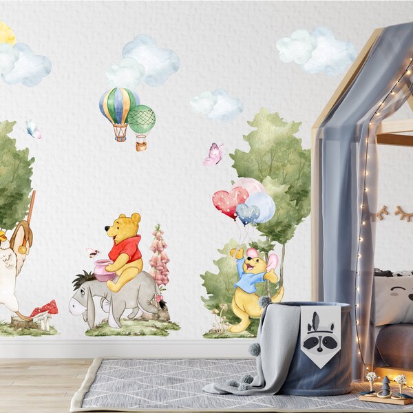 Winnie the Pooh Wall Decal Etsy