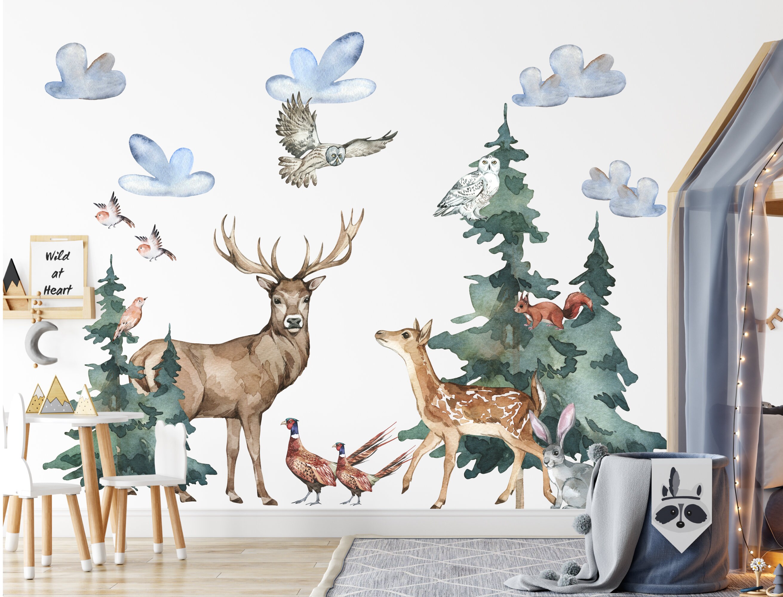 Sticker Mural Animaux