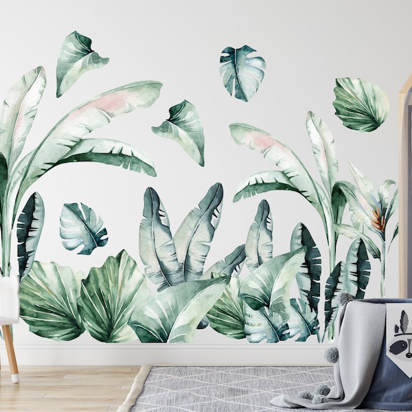 Jungle Wall Decal Etsy
