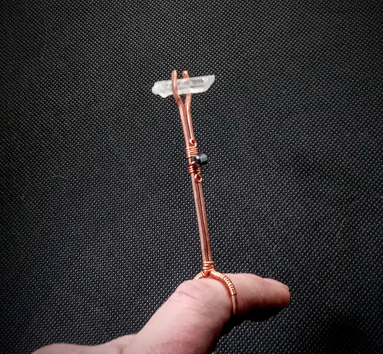 Flower Stampede Ring Roach Clip, Joint Holder