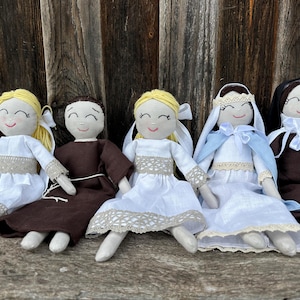 Custom Saint Doll – Personalized Handmade Religious Gift for Kids, Christian Toy, Catholic Faith Keepsake, Spiritual Custom Order