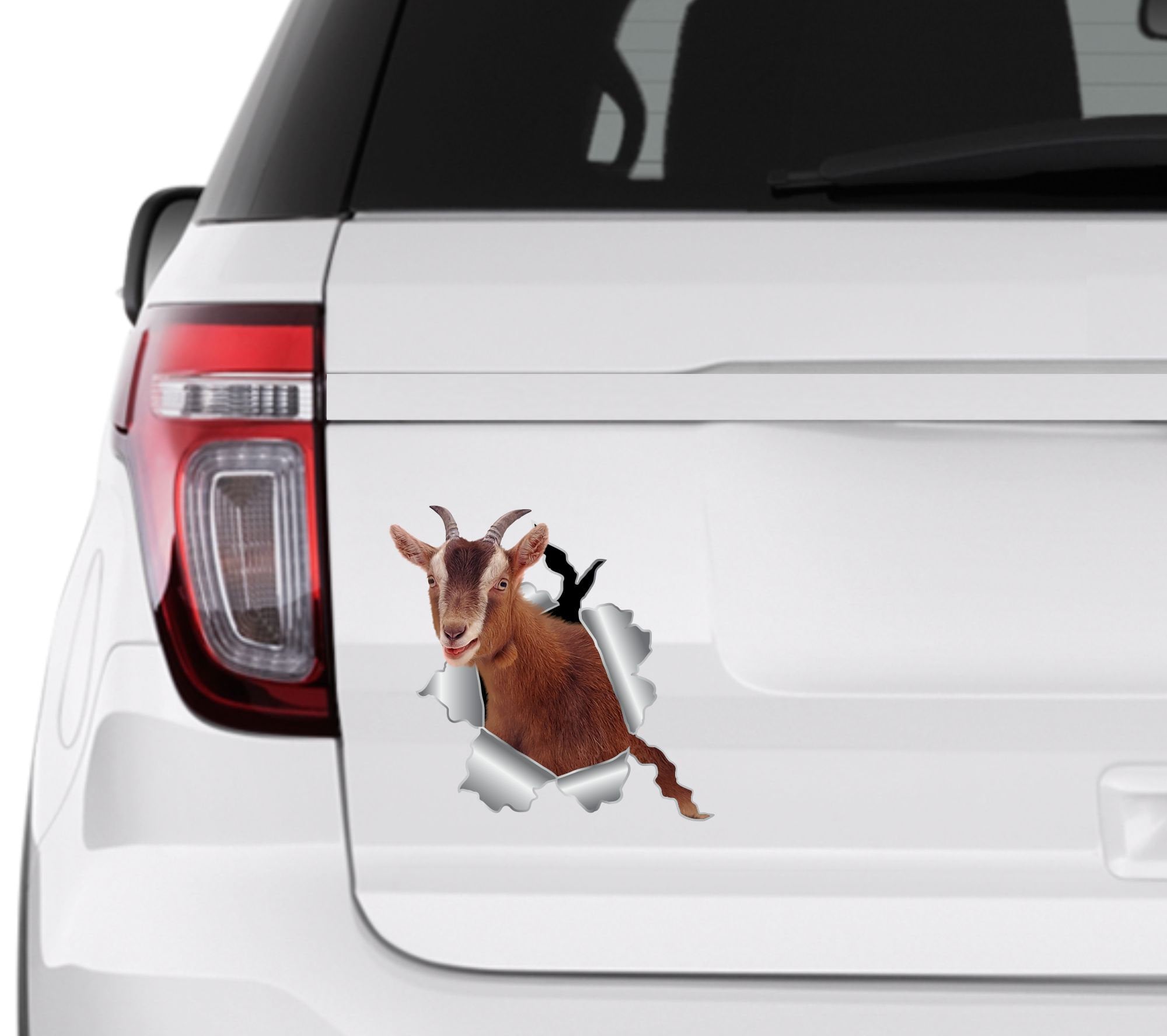 Goat Sticker Sticker 3d Sticker Bumper Art Car Sticker Goat Etsy Canada