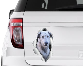 Wolfhound sticker Irish Wolfhound car decal Irish Wolfhound Planner sticker Wolfhound decal Vinyl decal Car accessories Funny sticker 339