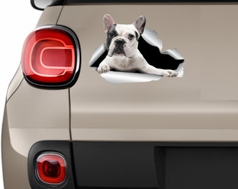 French bulldog Dog sticker French bulldog sticker 3d sticker Frenchie sticker Bumper bulldog Car sticker Dog lover gift Laptop sticker 366
