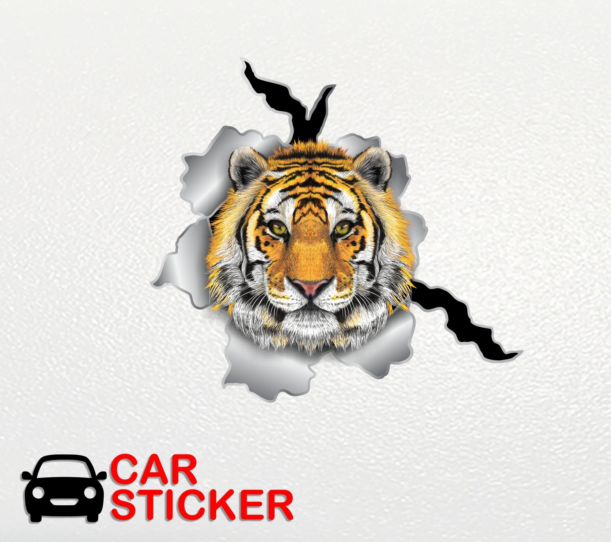 Tiger sticker Tiger king decal Car stickers Exotic sticker | Etsy