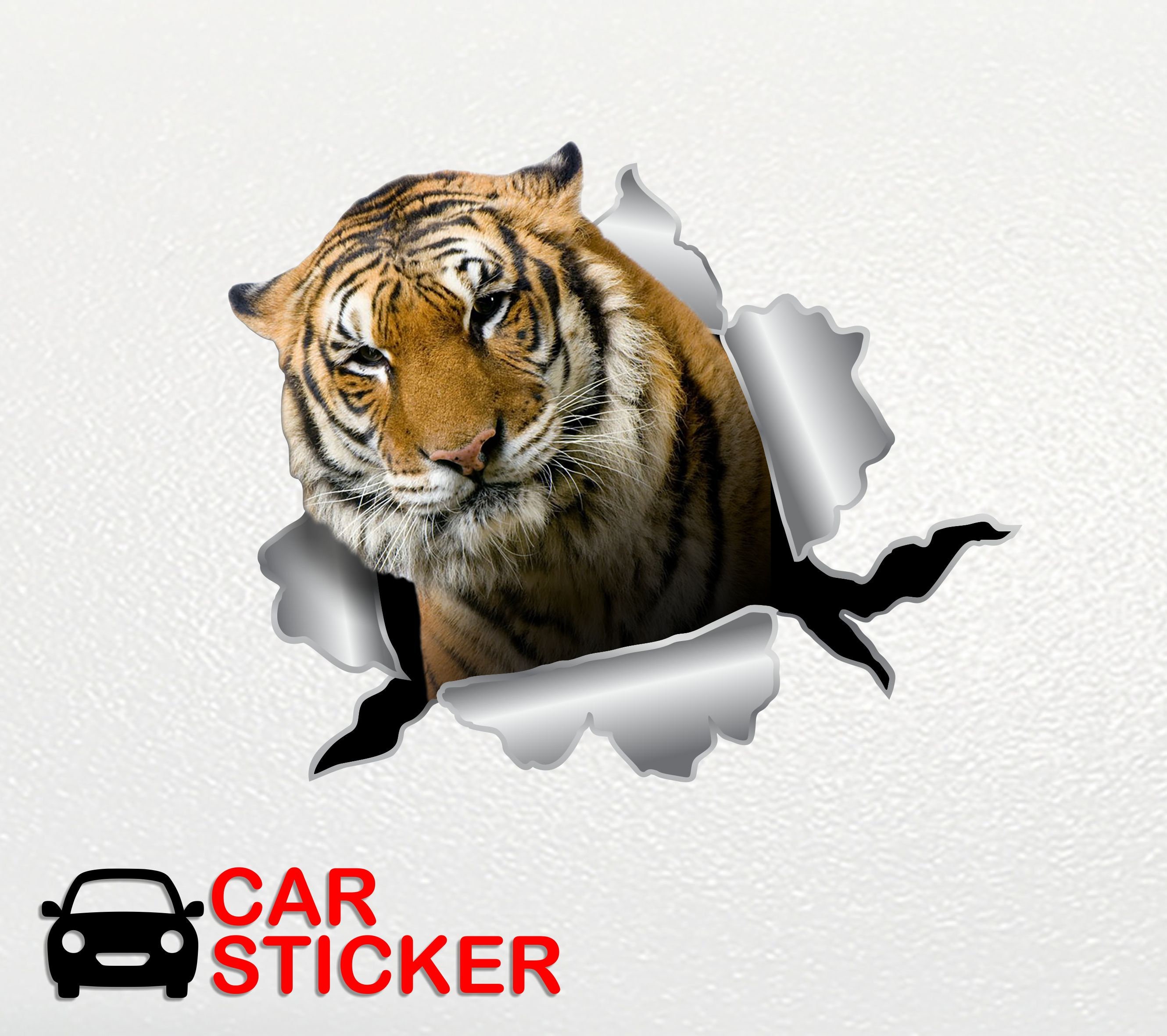 Tiger Decals Super Sticker Tiger Sticker Car Decal Wild - Etsy