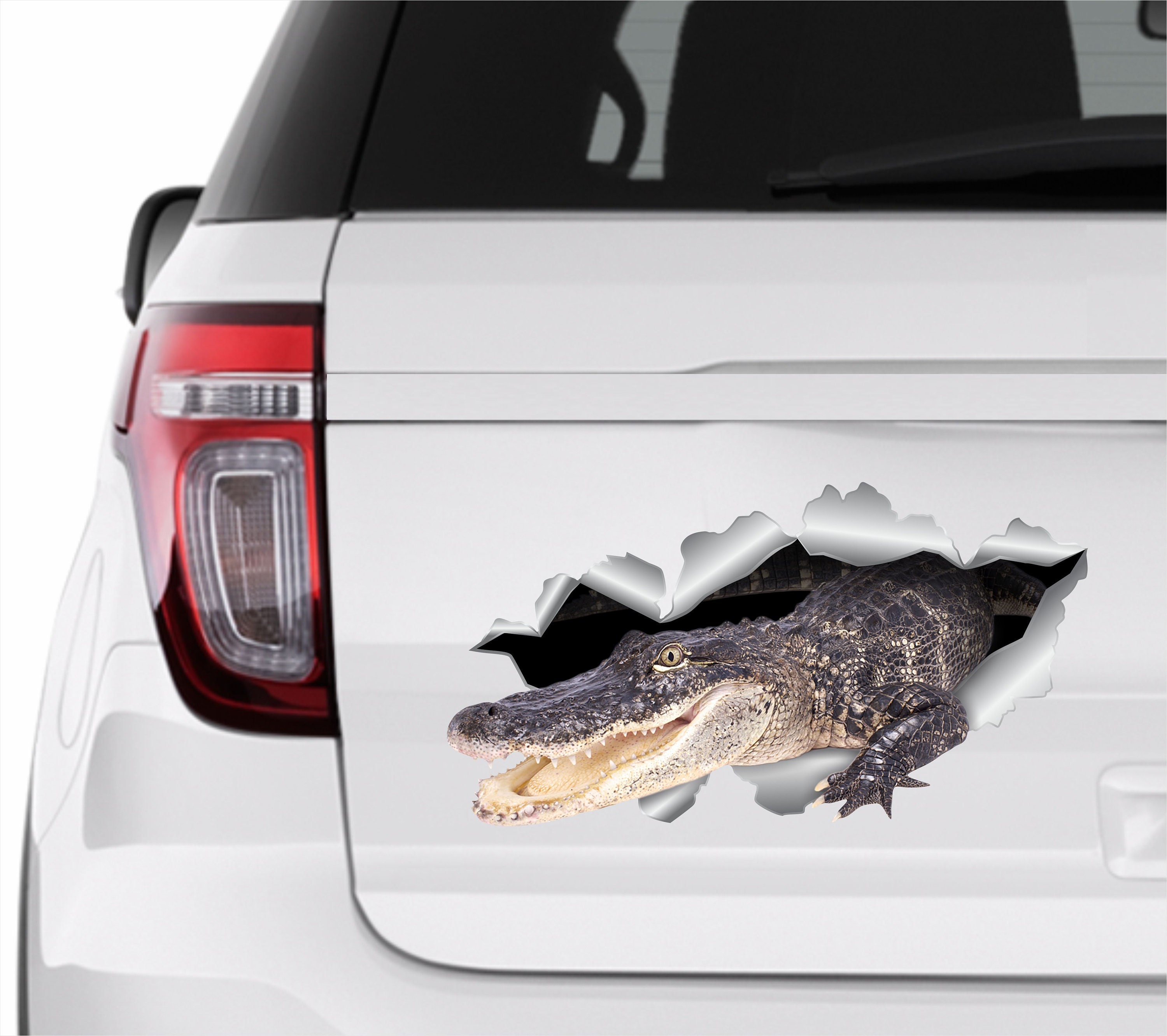 Car sticker Alligator sticker Car decor Crocodile sticker Etsy