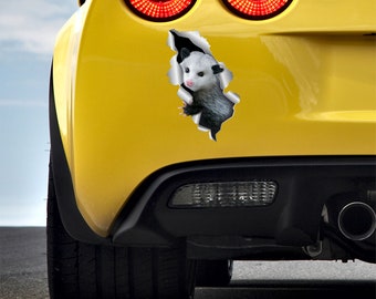 Opossum sticker Auto stickers Opossum auto sticker Opossum kunst Huisdier sticker Auto sticker Opossum sticker Laptop sticker Opossum sticker Raam sticker 211