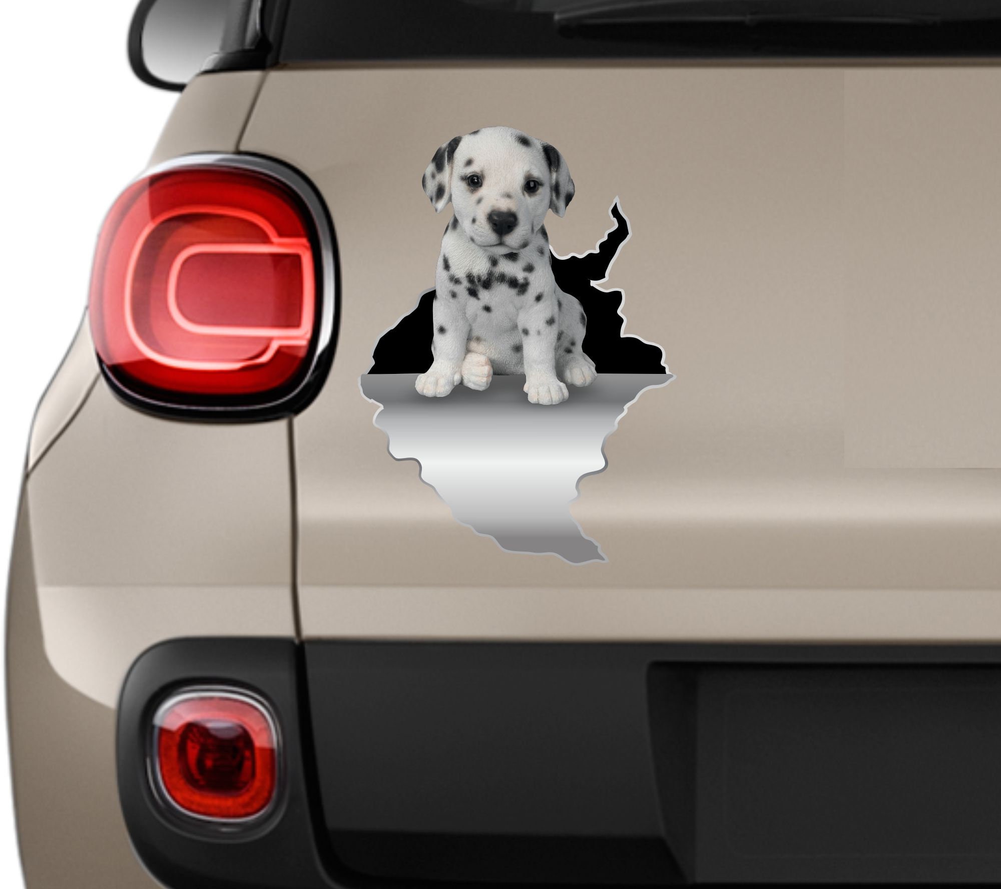 Dalmatian car sticker Dalmatian decor Pet decal Dog decal Etsy