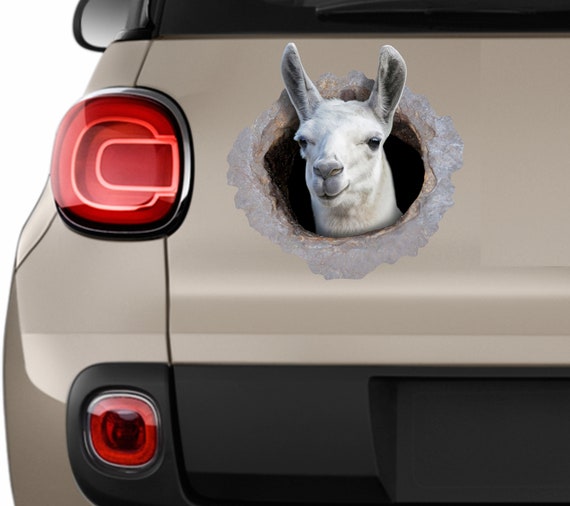 Llama car decal deals