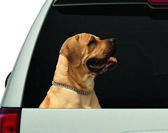 Sticker dog Bumper decal English mastiff Car sticker Mastiff decal Mastiff lover Window sticker Mastiff gift Mastiff artwork Pet sticker 59
