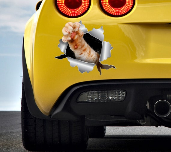 Autoaufkleber wütende Katze Aufkleber