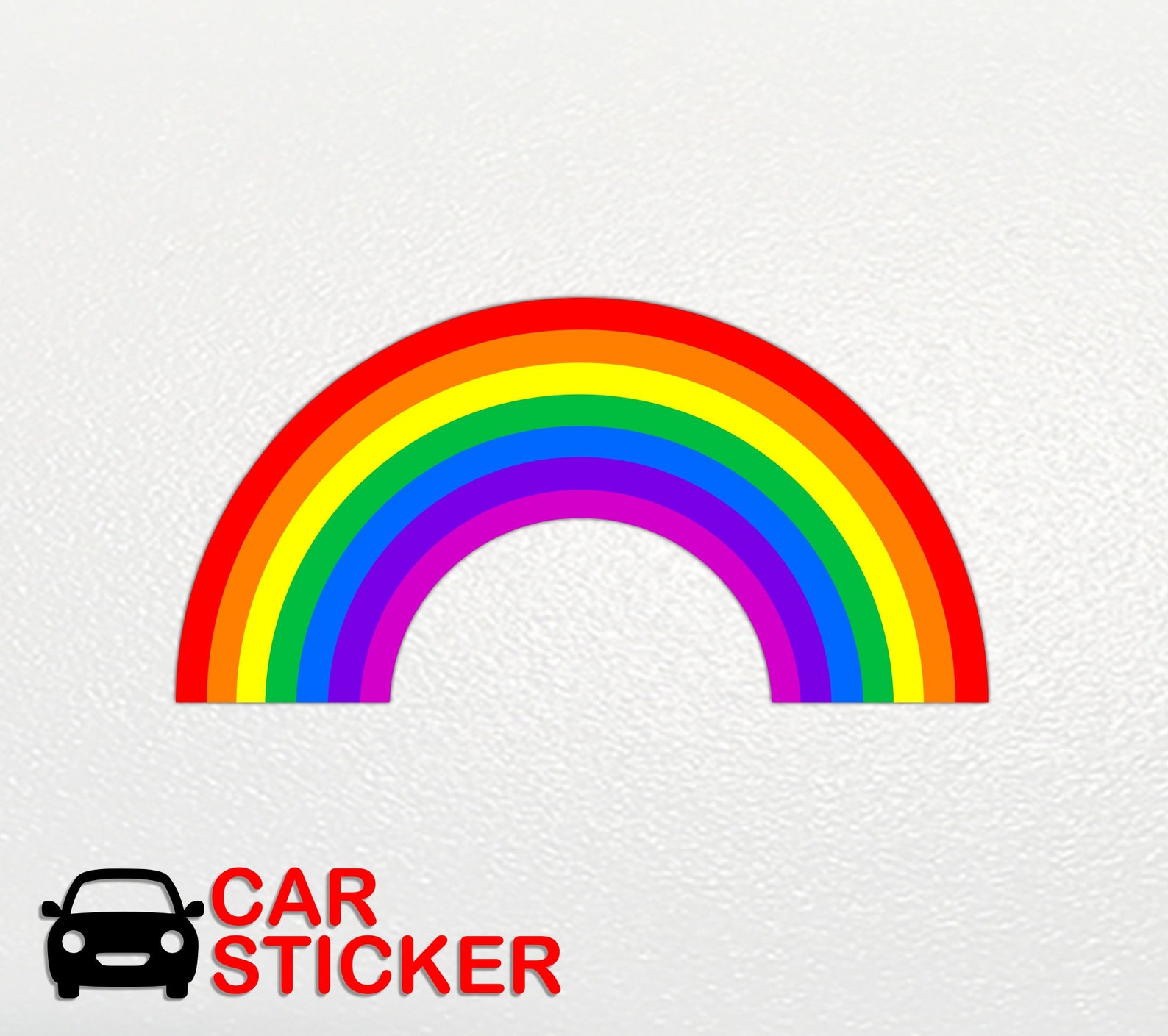 Rainbow sticker Car sticker Window sticker Bumper sticker Etsy