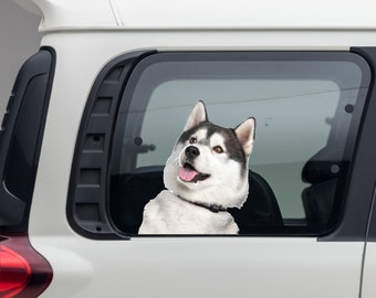 Car sticker Husky sticker Husky car Siberian husky Laptop sticker Animals sticker Husky mom Planner sticker Husky gift Waterproof sticker 63