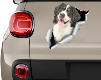 Adesivo Bianco Per Auto 'I Love My Family' Con Sagome Animali | Decalcomania In Vinile Per Vetri, Notebook E Pareti