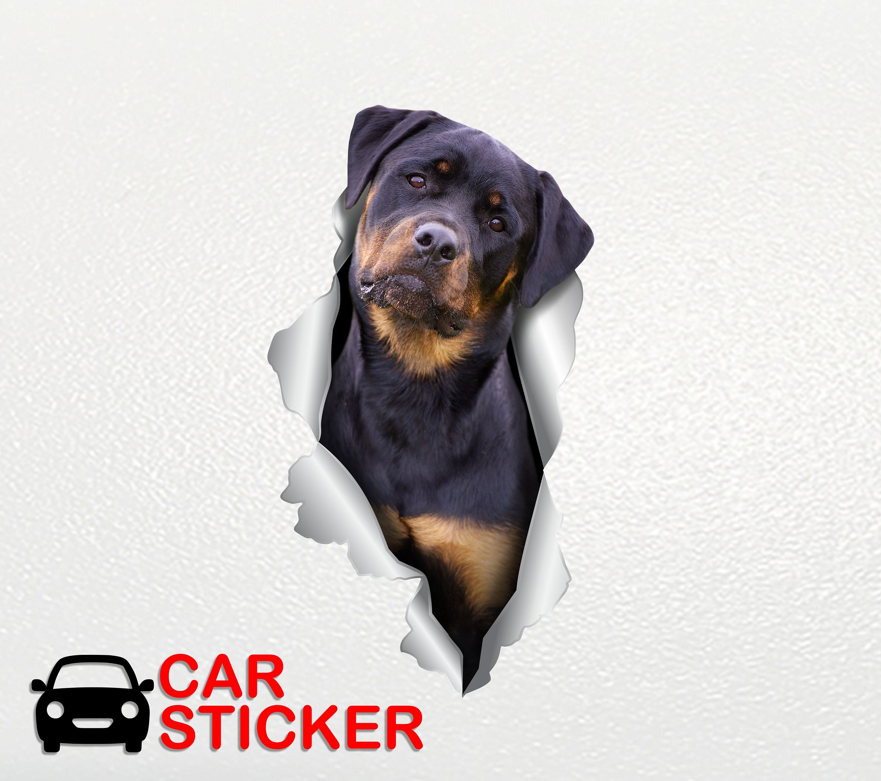 Rottweiler Stickers Rottweiler Car Sticker Dog Stickers Rottweiler Car ...